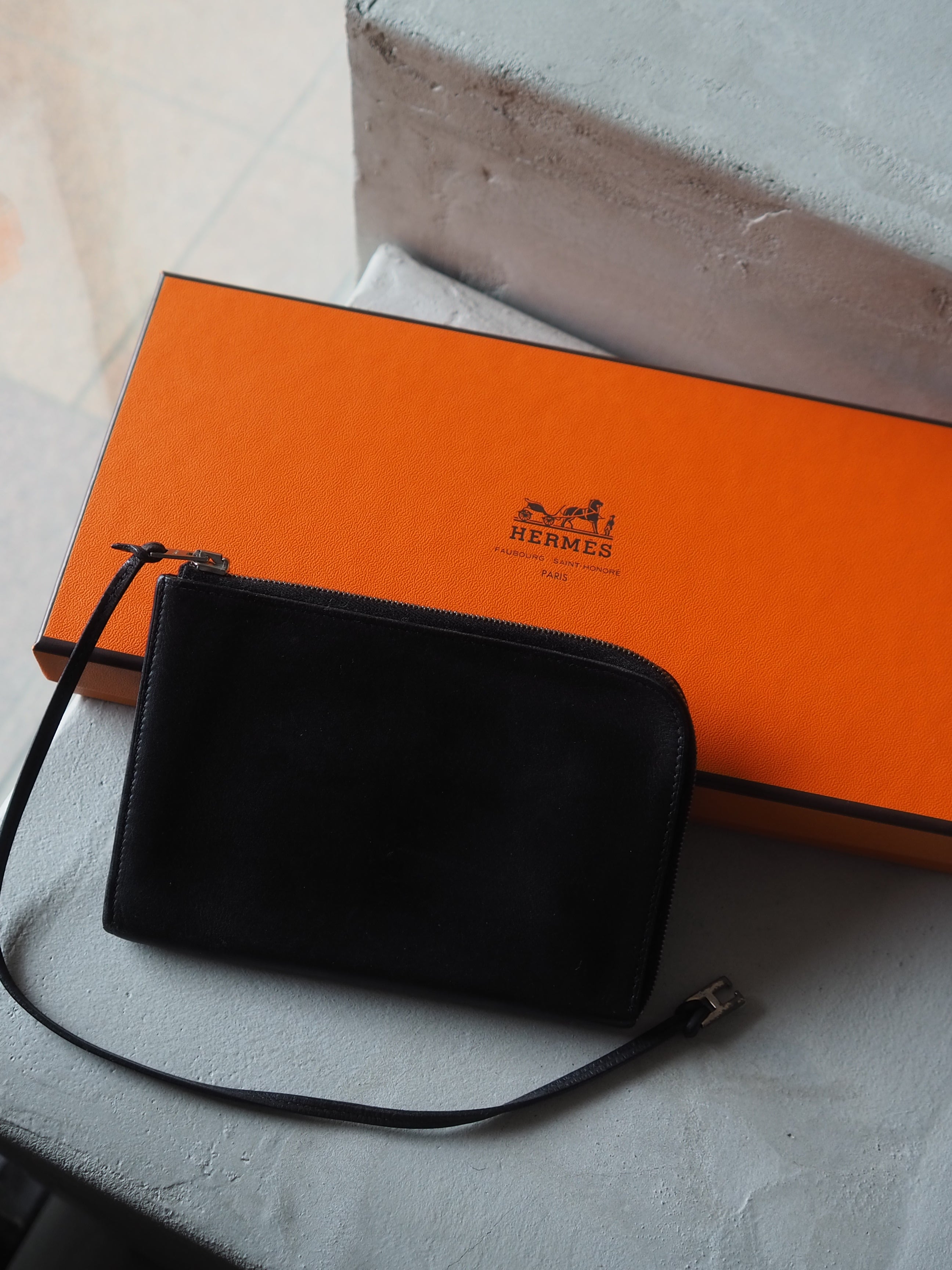 HERMES エルメス マルジェラ期 リミックス ウォレット 財布 ブラック