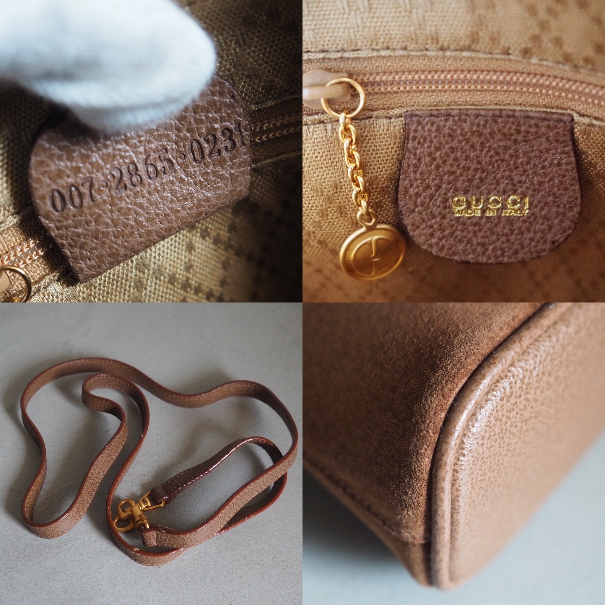 GUCCI グッチ バンブー 2way ハンドバッグ ショルダー スエード