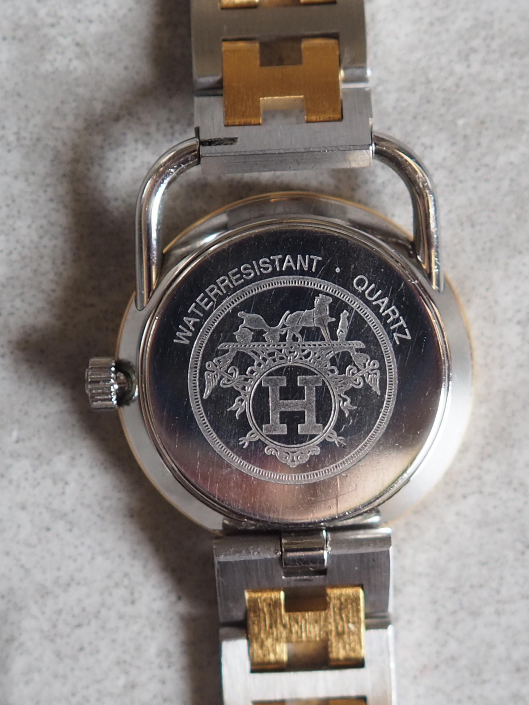 HERMES エルメス オルソー ウォッチ 腕時計 レディース コンビ