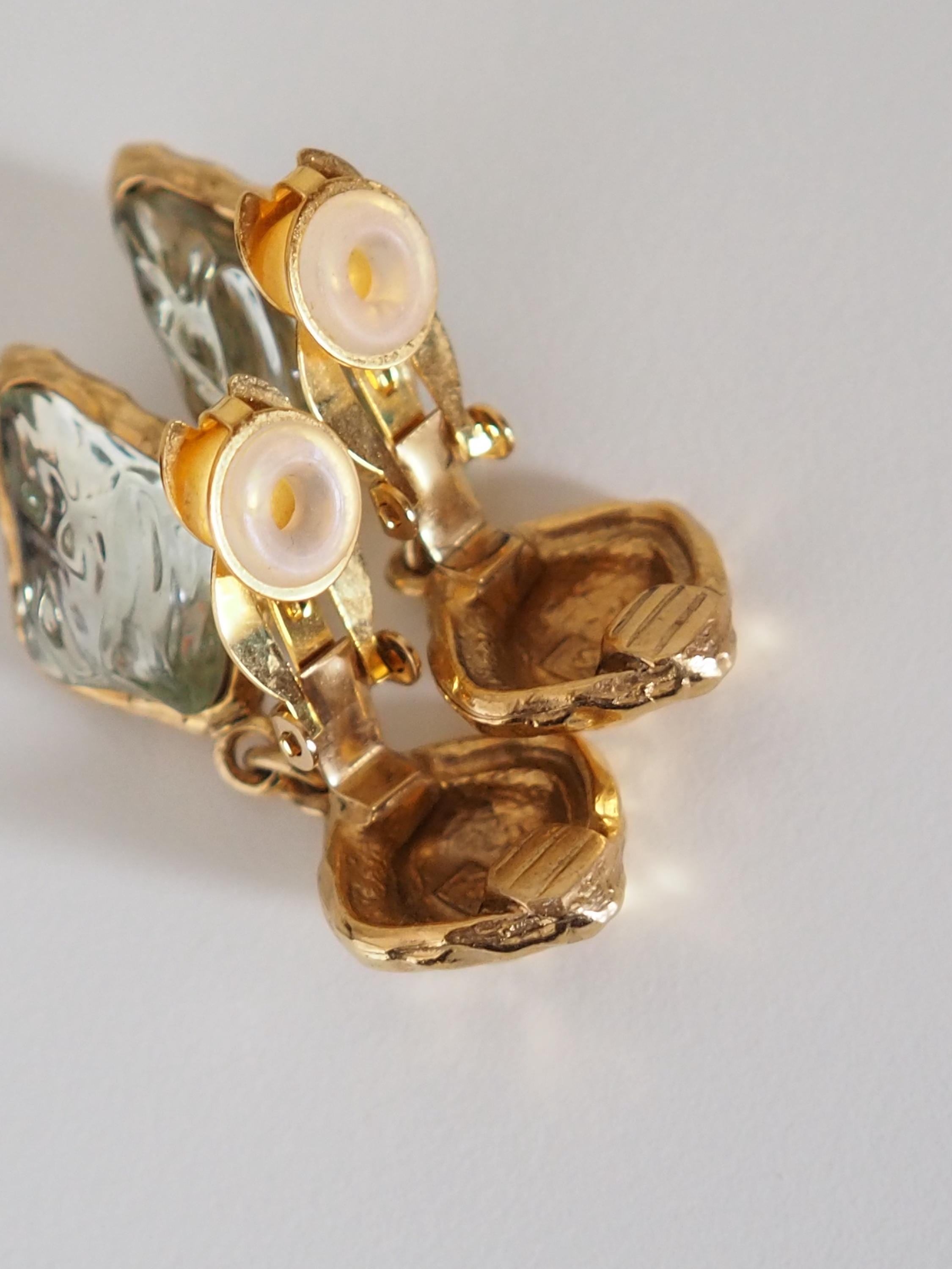 Yves Saint Laurent イヴ・サンローラン イヤリング ブローチ セット