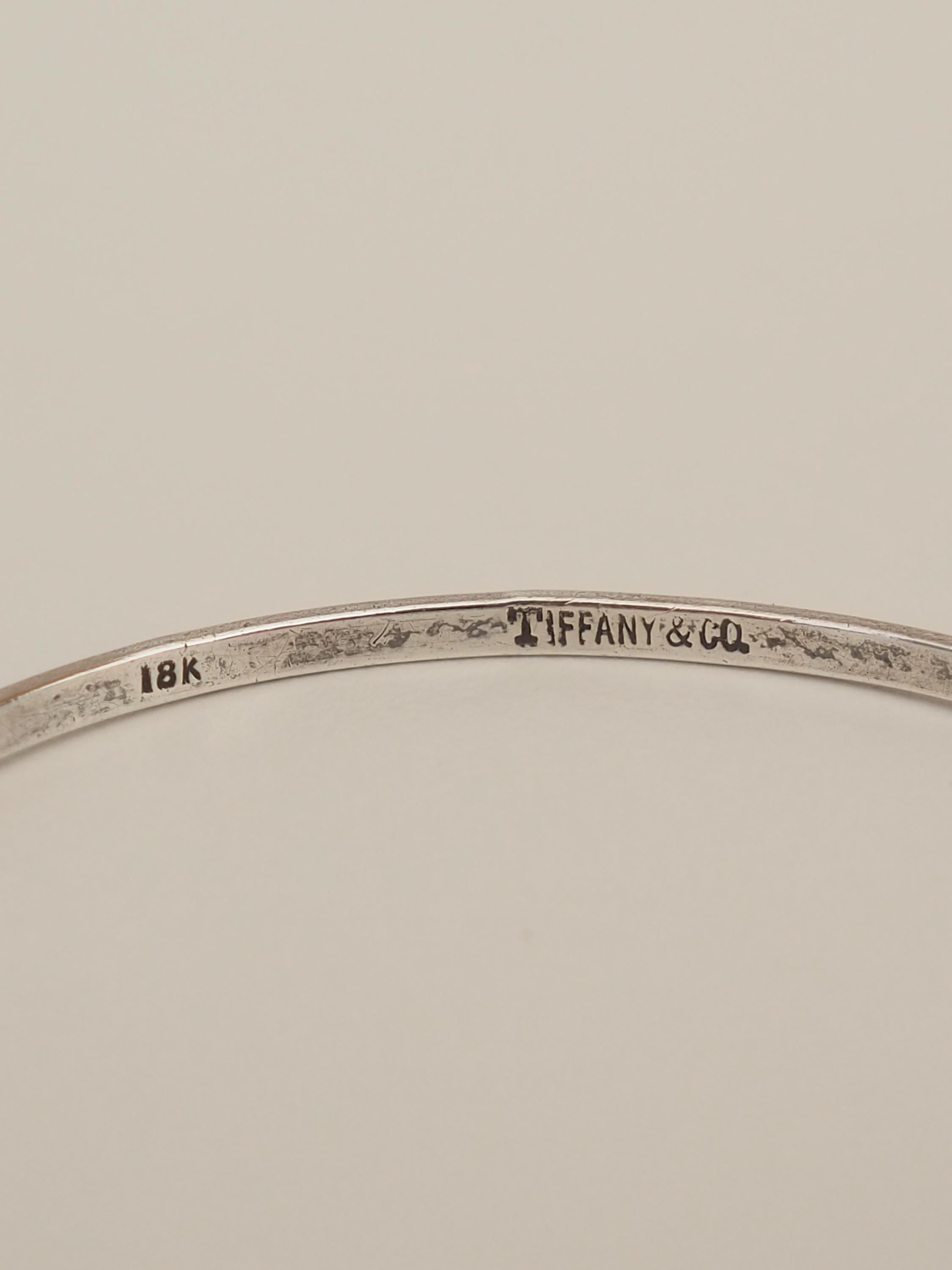 Tiffany & Co ティファニー フック&アイ バングル シルバー ゴールド