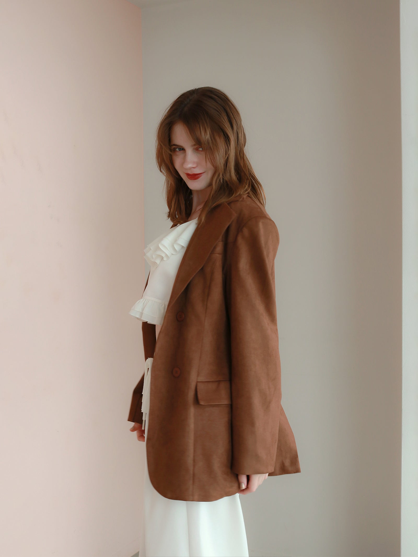 mic】スウェードジャケット