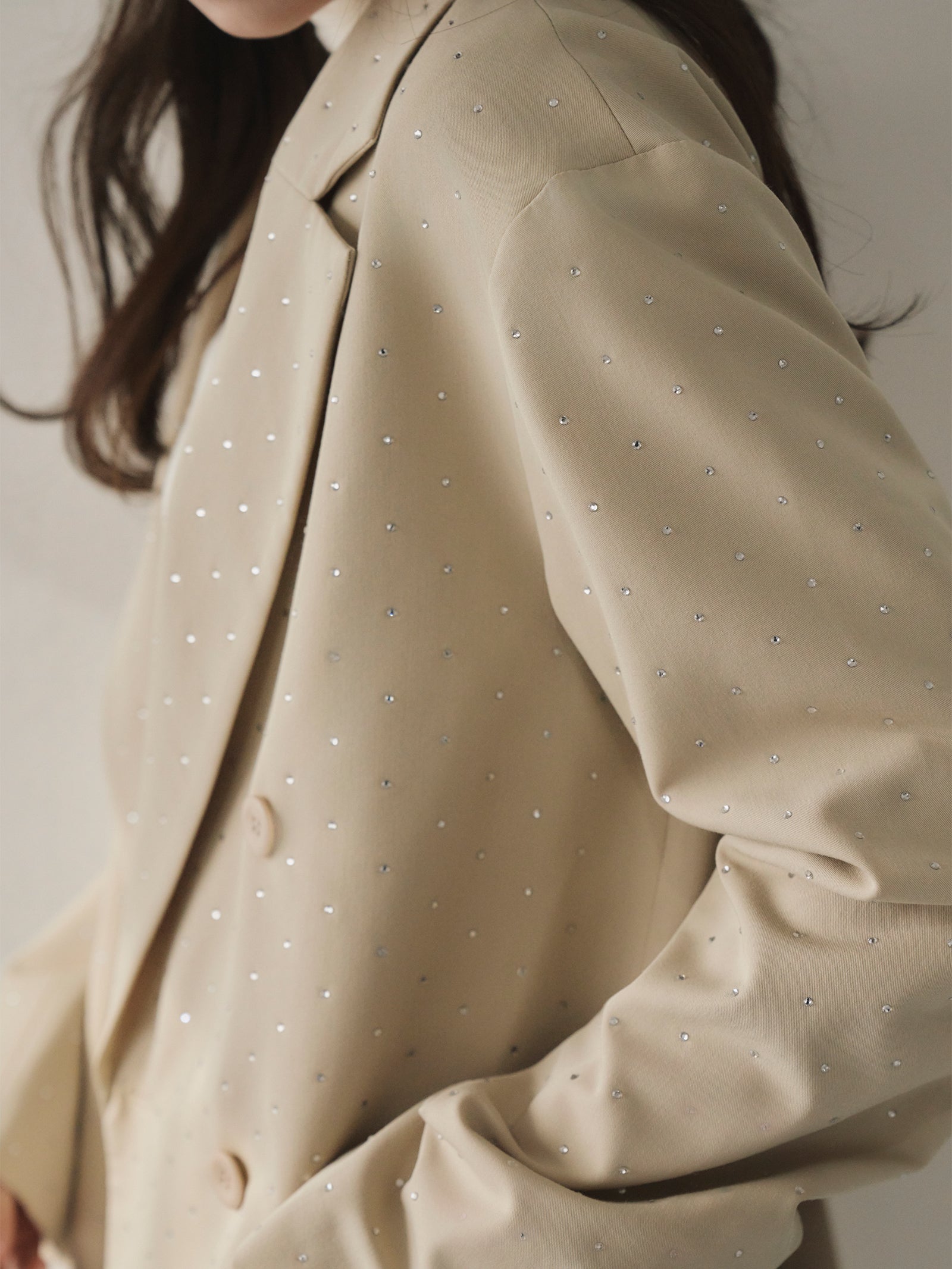 一部予約】ラインストーンジャケット【発送予定日 3月下旬~4月上旬】