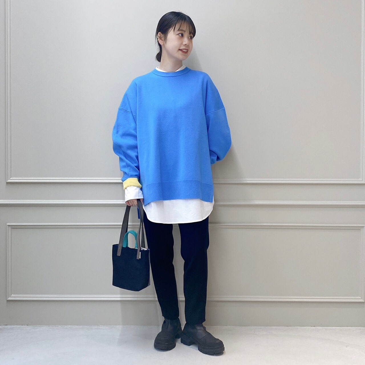 ENFOLD(エンフォルド)】 COCOON-ARM BOX PULLOVER｜パリゴ尾道店｜尾道
