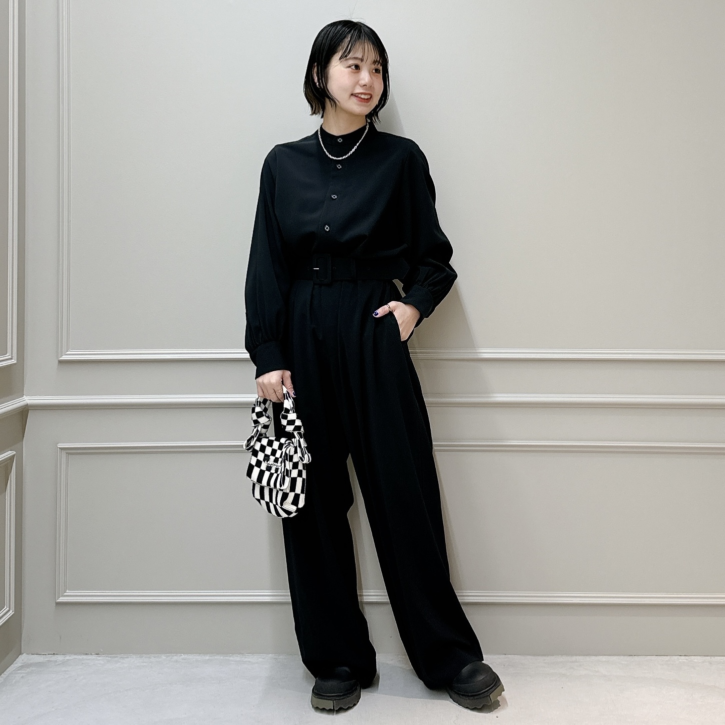 HYKE(ハイク)】 STRETCH JUMPSUIT｜パリゴ尾道店｜尾道本通り商店街