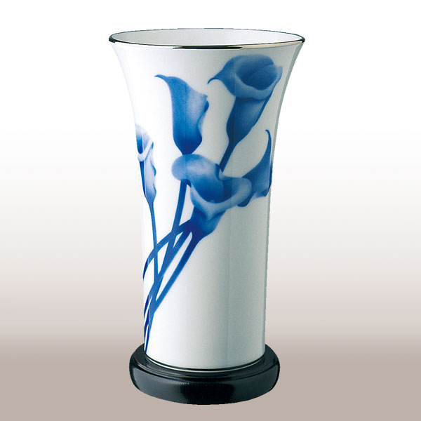 染付カラー）花瓶|有田焼の老舗-香蘭社オンラインショップ