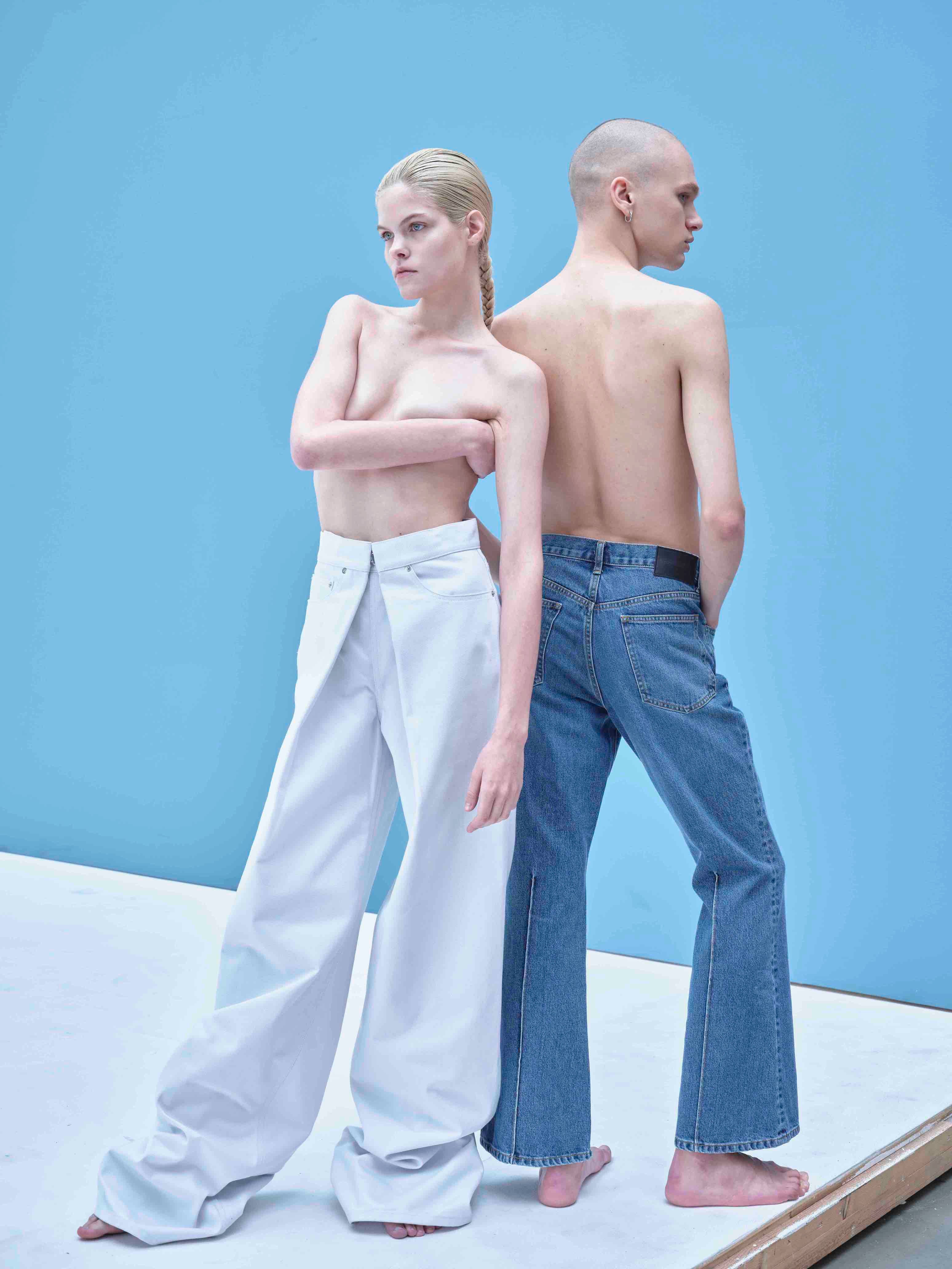 RIGID DENIM WIDE PANTS｜WOMENS