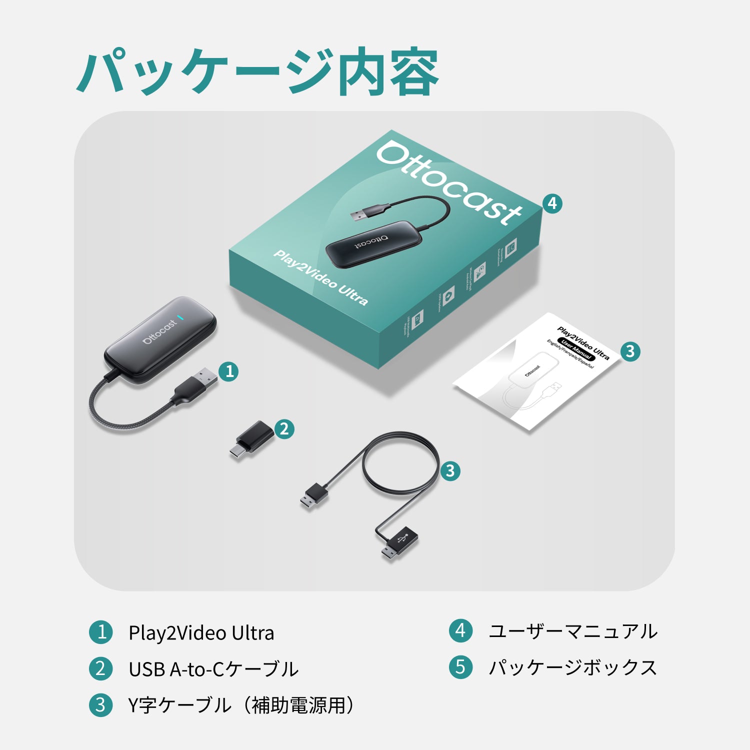 Play2Video Ultra | 差すだけでCarPlayをワイヤレス化＆動画アプリ内蔵