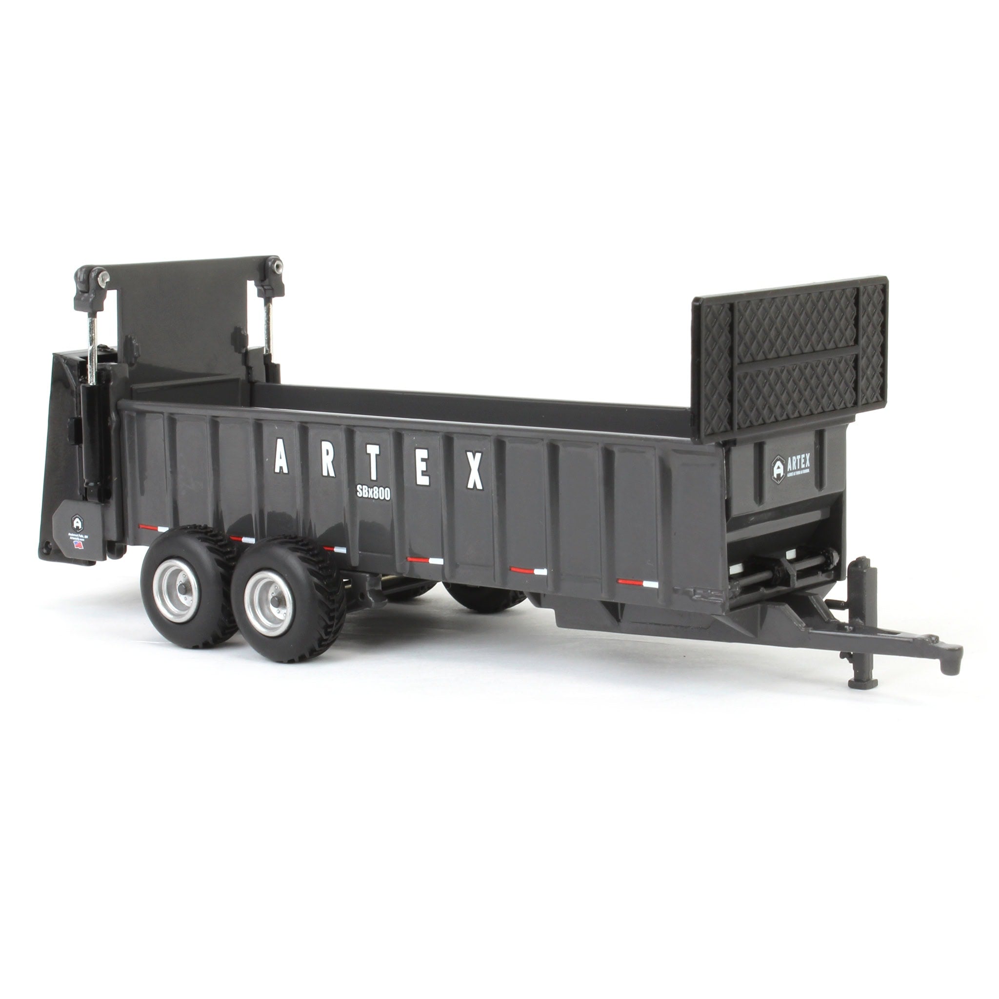 1/64 Gray Artex SBX800 Spreader with Tandem Axle by SpecCast