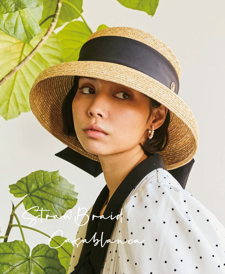 シャポードオー カサブランカ 麦わら帽子 Chapeaud'O シャポードオー