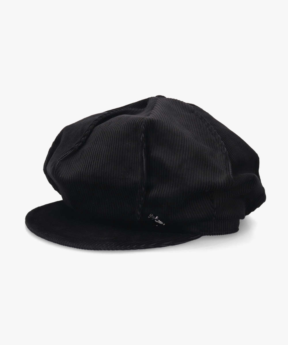 arth Corduroy Tuck Cas | 58cm(58) BLACK (01) | arth / アース