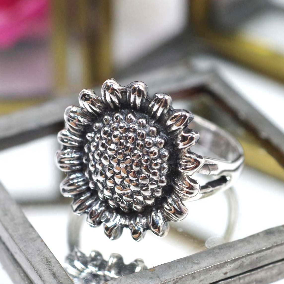 Silver925☆ひまわりリング