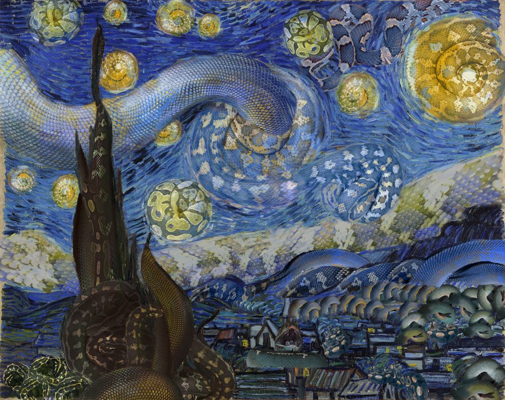 あと、これは卒制の一部として作ったアホみたいな名画ヘビコラシリーズ