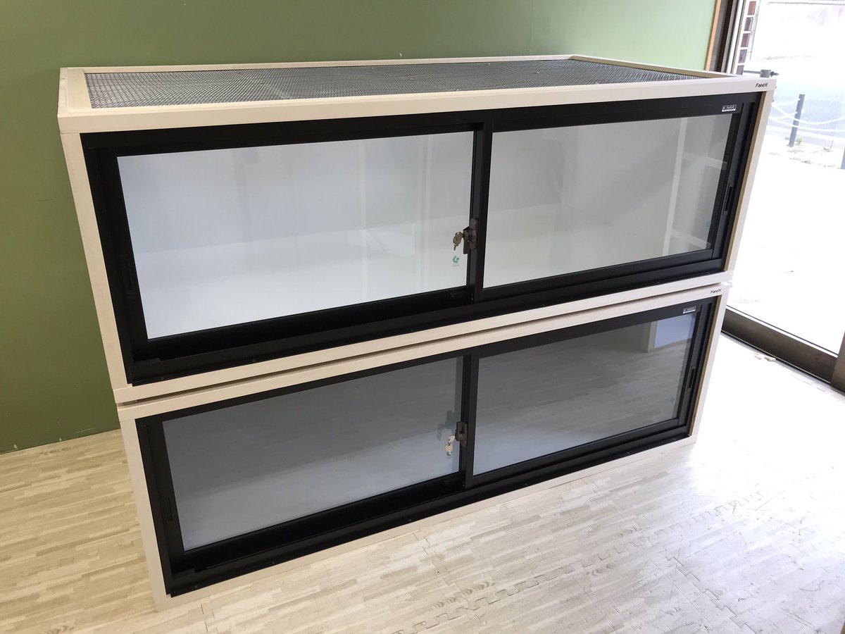 FandK爬虫類木製ケージ アルミサッシ仕様 オーダー可能 【公式通販】