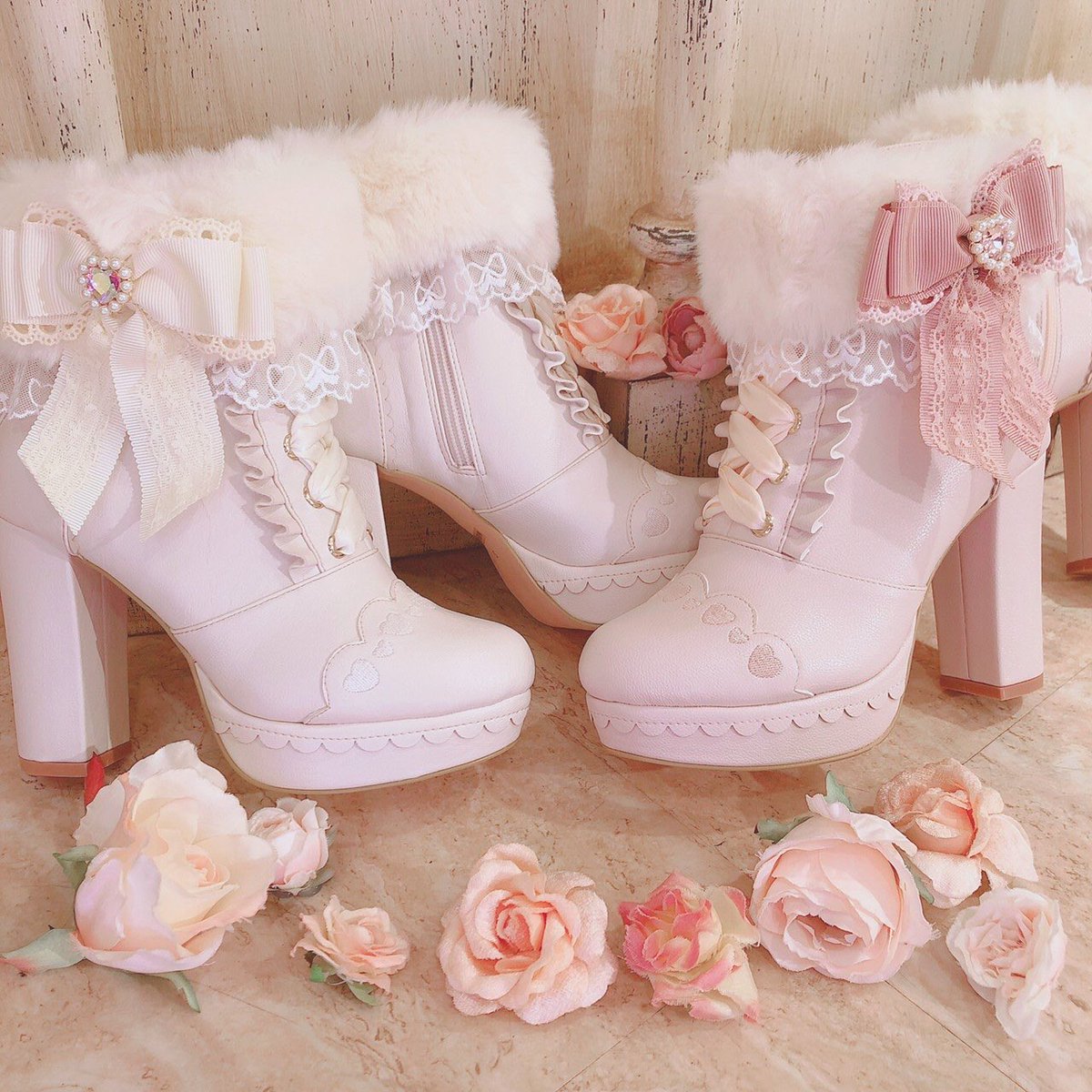 近鉄パッセ店 冬のガーリーコーデを更に可愛くする #リボンファー