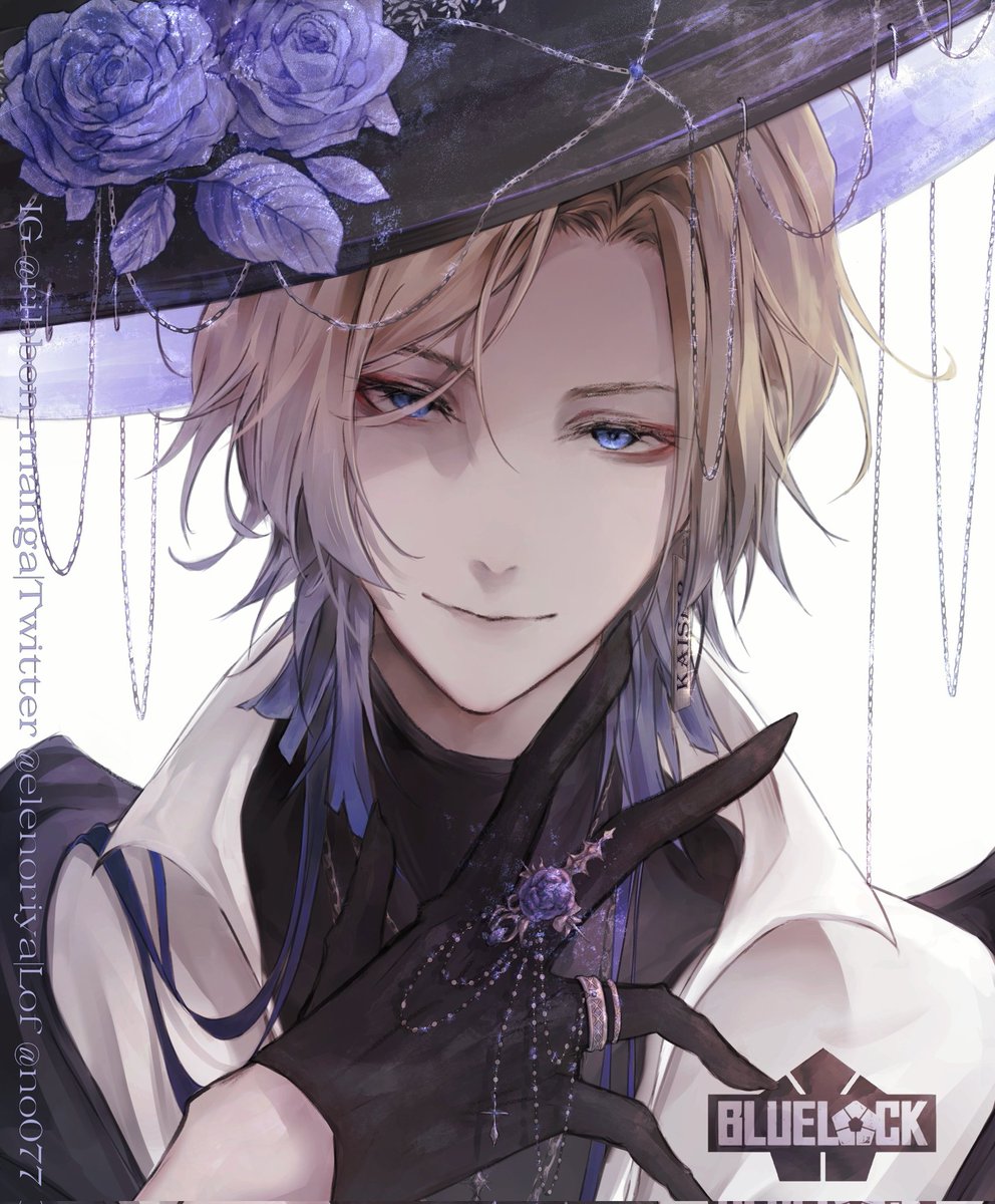 ん？” I love Kaiser. Draw myself an icon💙 #カイザー #ブルーロック