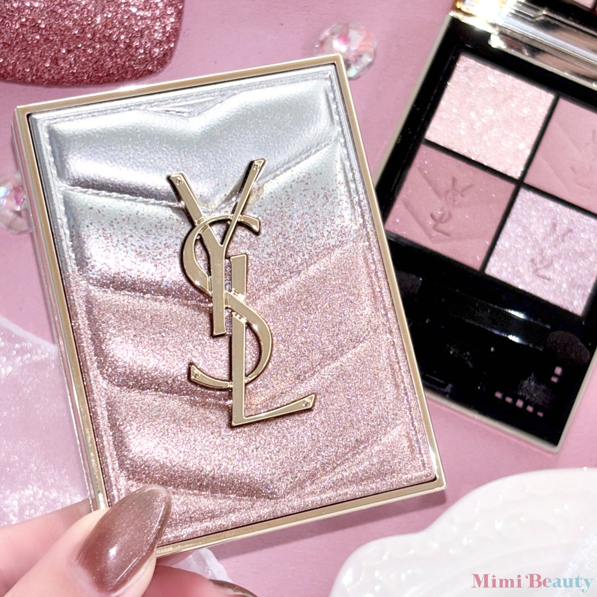 グラデのパケが天才的な可愛さ💗 イヴ・サンローランの春限定アイ