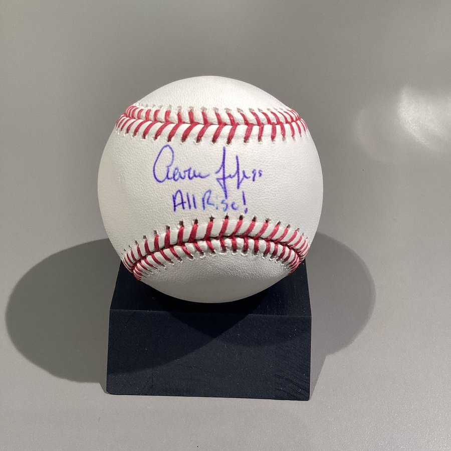 ⚾️アーロン・ジャッジ選手の直筆サイン入りボールをMINT大丸東京店で