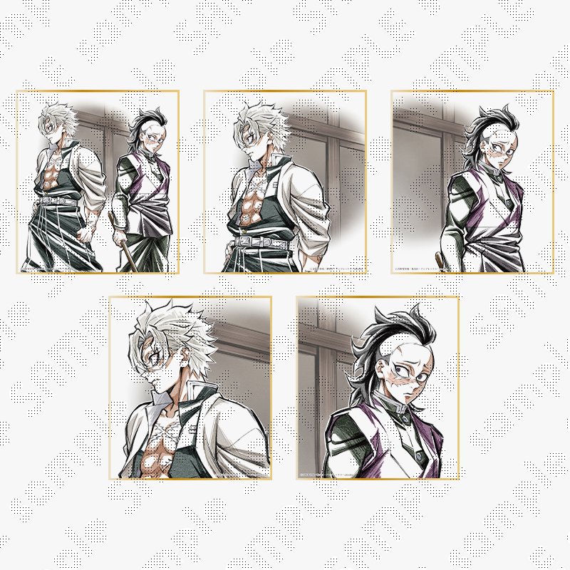 鬼滅の刃 柱稽古編 リアルタイムカフェ ミニ色紙 不死川実弥 Pinterest本日分追加> 6月9日（日）に放送されたテレビアニメ「鬼滅の