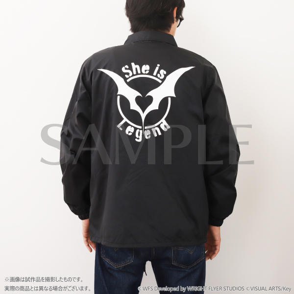 ◤グッズ情報◢ ◇コーチジャケット（全1種） 「She is Legend」のロゴ