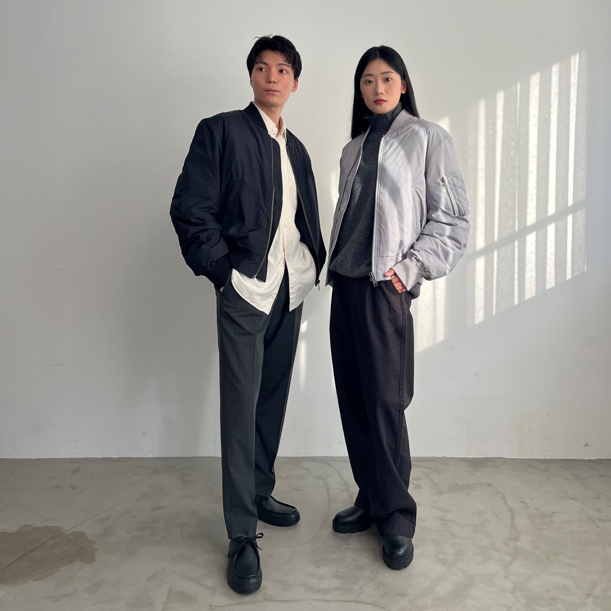 MUJI Labo紳士 MA-1 ダウンブルゾン