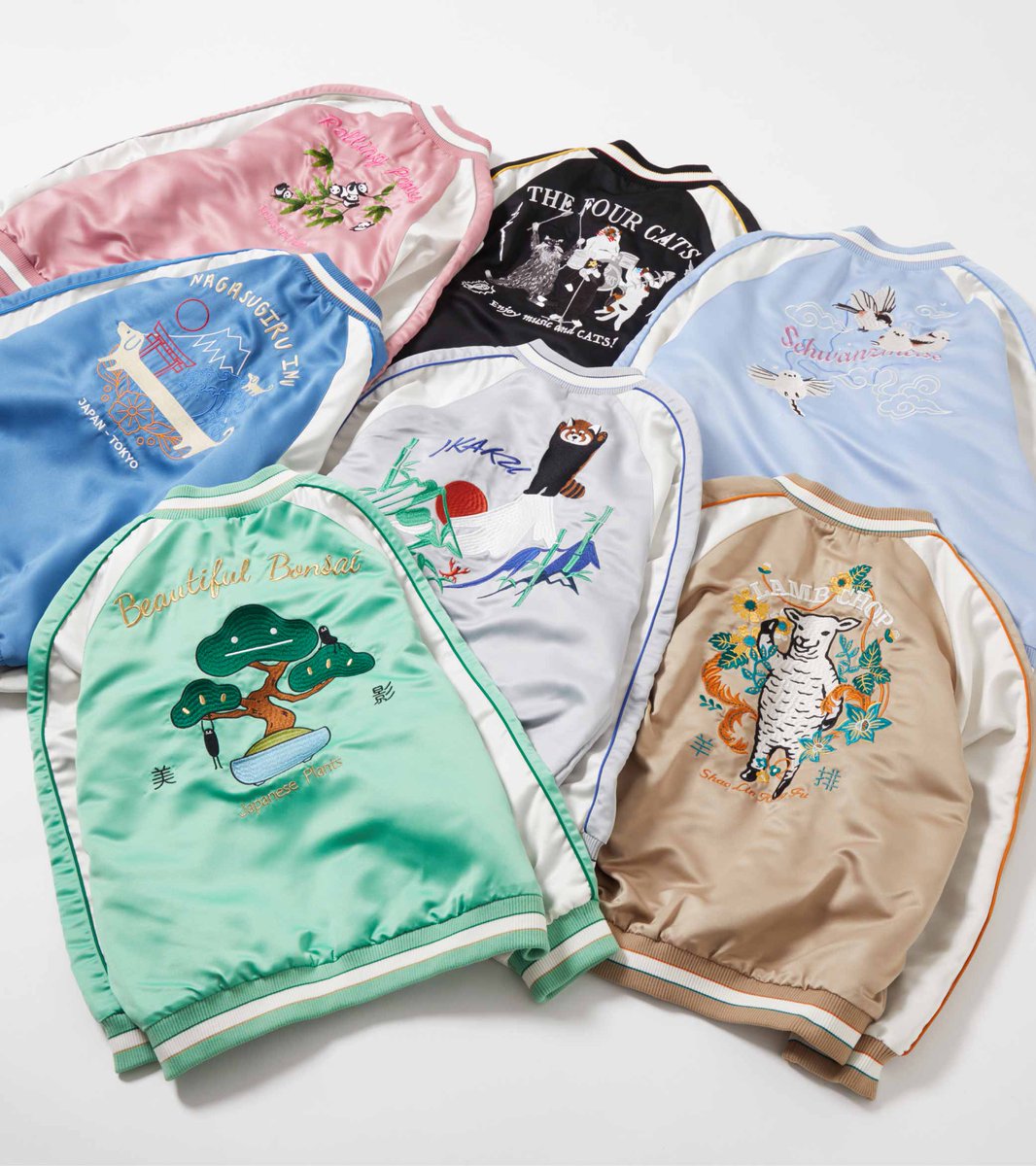 予約受付中！】 スカジャンが全7キャラクター展開で登場！ ジャパン