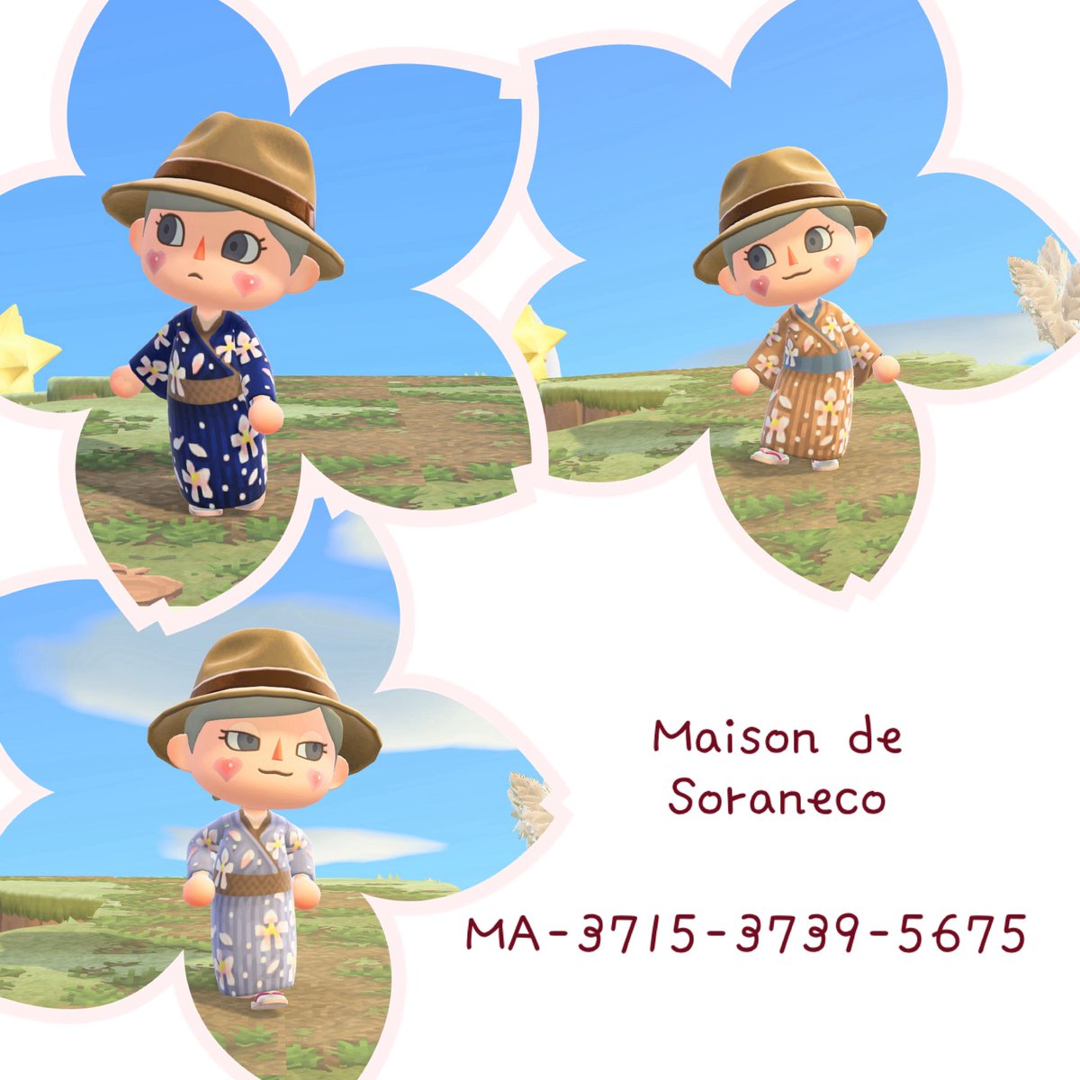 素敵なマイデザ✨🤩☺️ お借りしました(*・ω・)*_ _)ﾍﾟｺﾘ