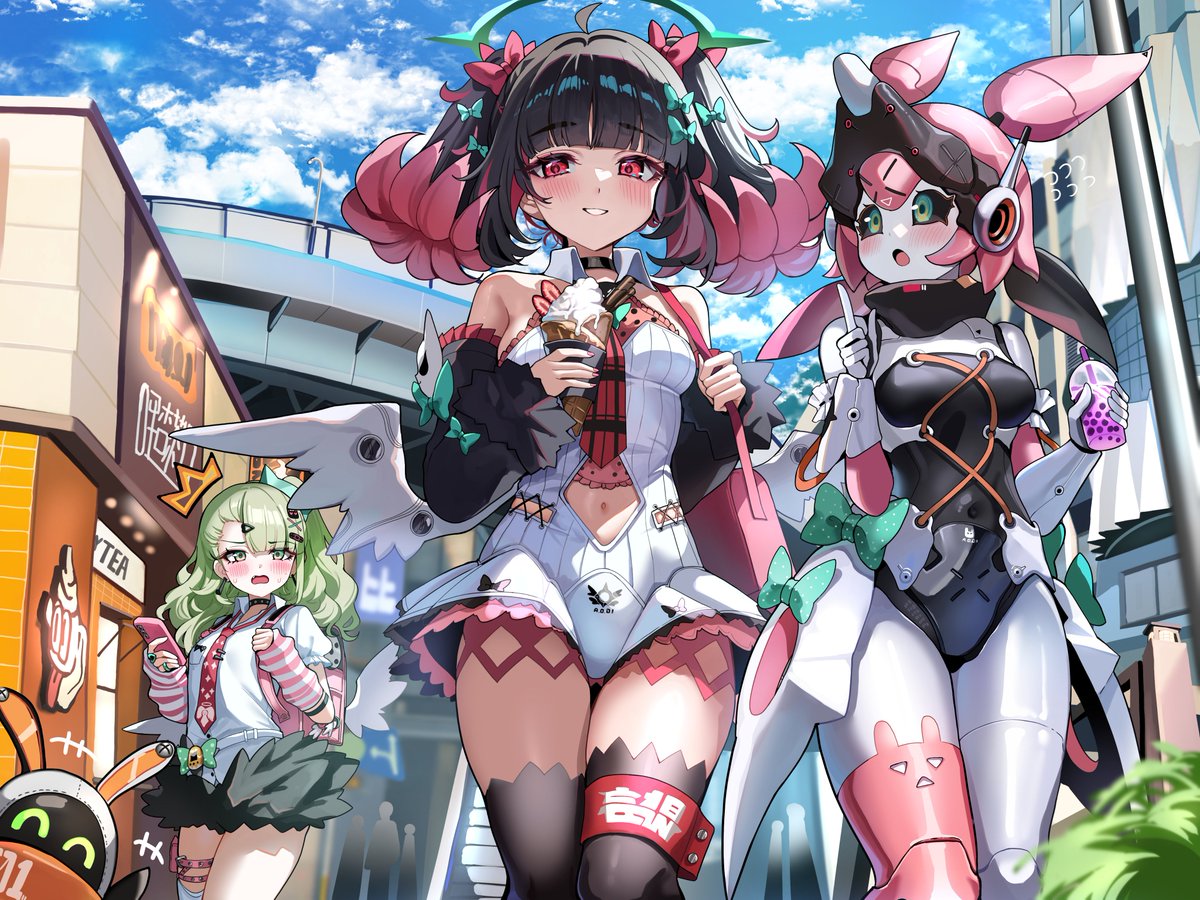 タペストリー ×3 千夏 アリア 南宮羽 妄想エンジェル ゼンゼロ GiGO PR