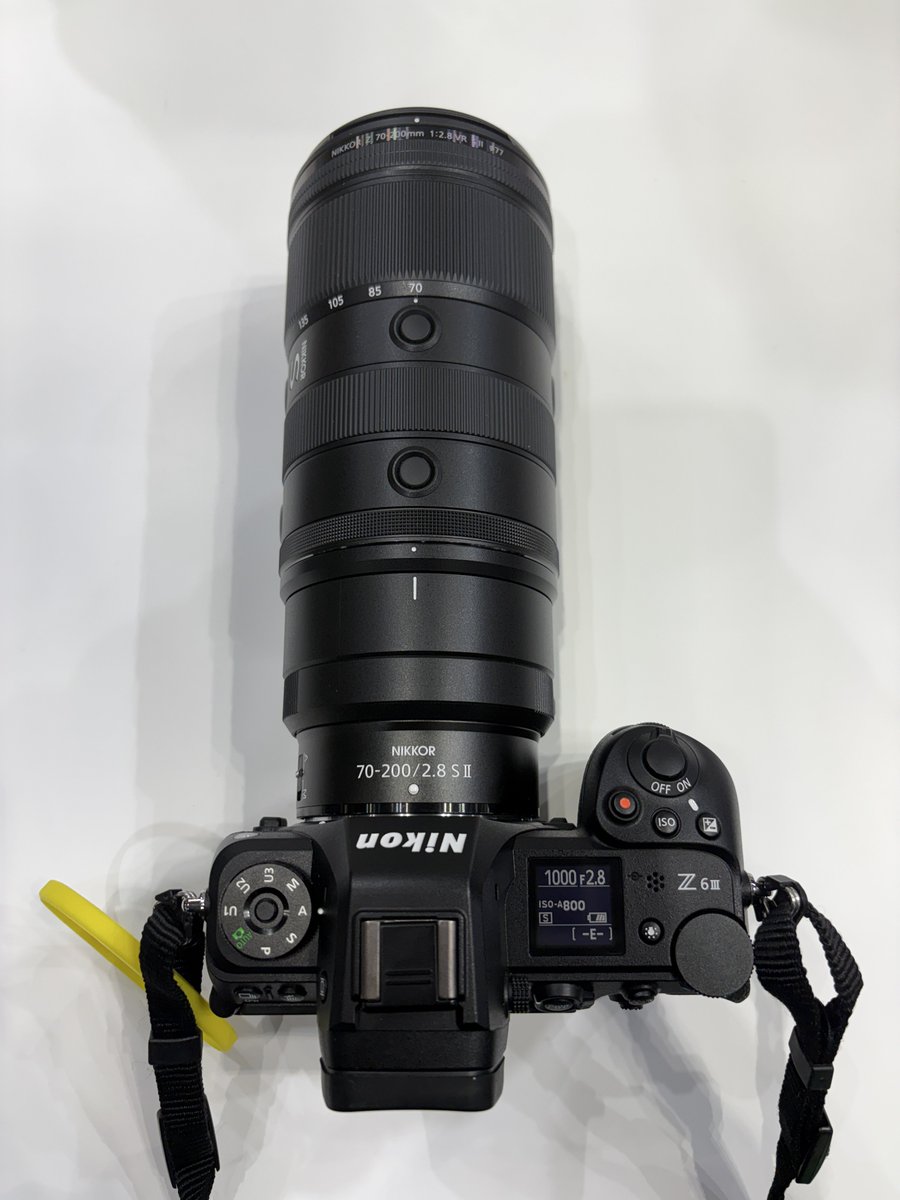 Z 70-200mm f/2.8 VR S IIを触った。 10時4分に整理券を発券して18番目