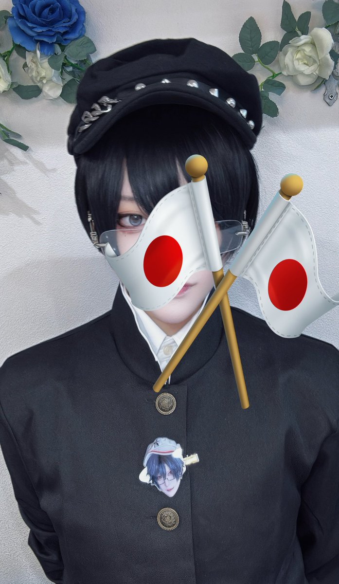 53くん生誕始まりましたキャスドリ3杯で証明写真風自撮りデジショ