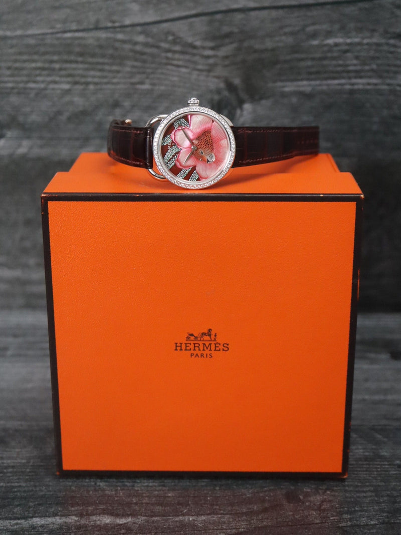 Hold - PD MEMO) 40939: Hermes 18k White Gold Arceau, Ref. AR6.A93b