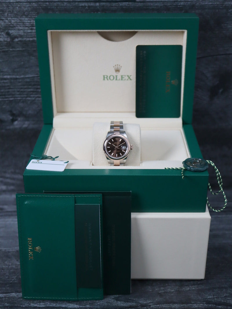 M40626: Rolex Datejust 28, Ref. 279161, Box and 2024 Card – Paul