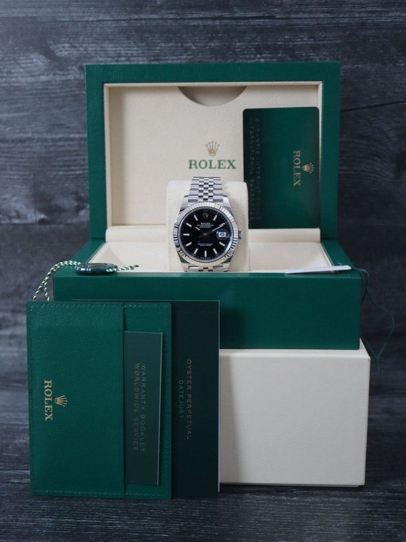 40094: Rolex Datejust 41, Ref. 126334, 2024 Full Set UNWORN – Paul