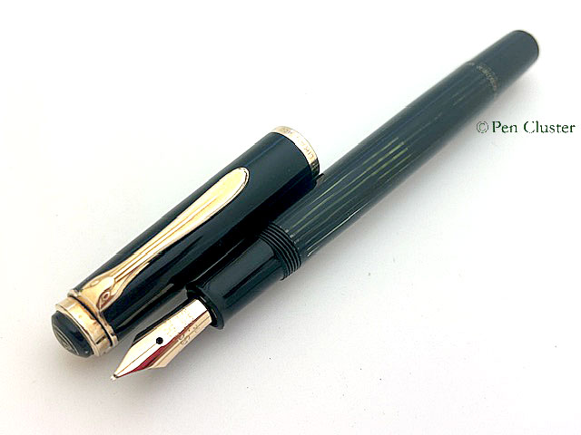 ペリカン 400 Black/Black Stripe Old Type - ペリカン｜Pen Cluster
