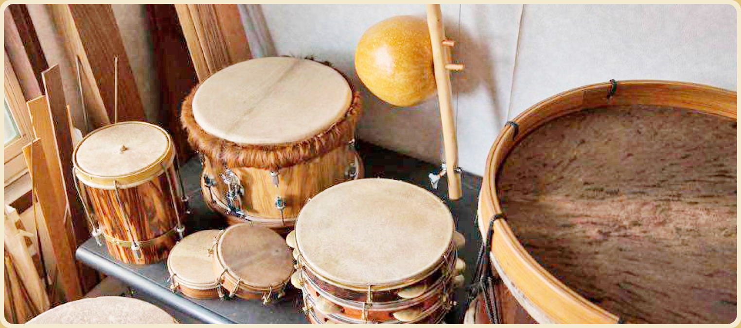 パンデイロ・ブラジルパーカッション打楽器工房percusanga（ペルクサンガ）