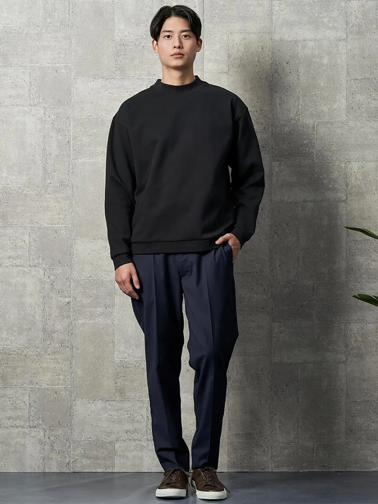 ブラウン ポンチ モックネック ロンT ブラウン/グリーン | P.S.FA公式通販