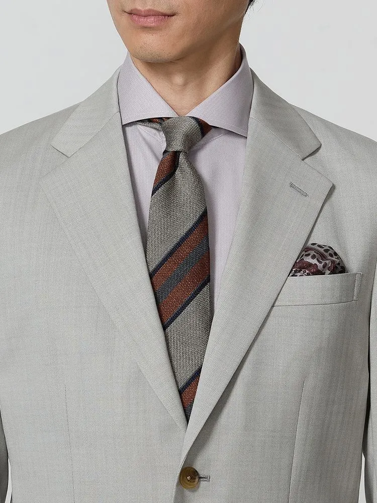 REDA】ヘリンボーン柄スーツ ライトグレー | P.S.FA公式通販