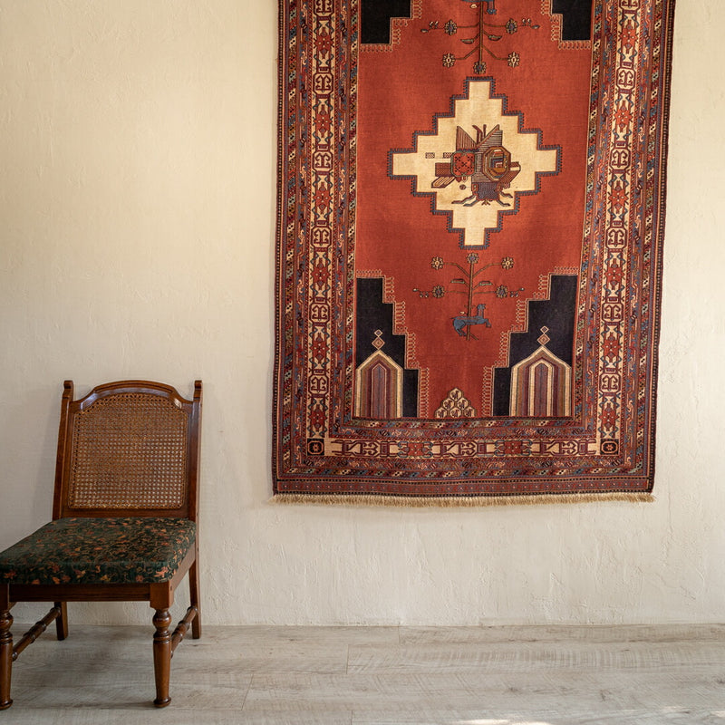 ペルシャ手織りキリム ウール ラグ シルジャン 125×212cm – Persiadirect