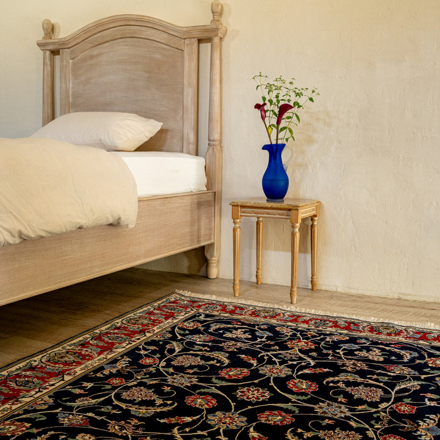 手織りウールペルシャラグ 約150×215センチ ペルシャ絨毯（手織り）約