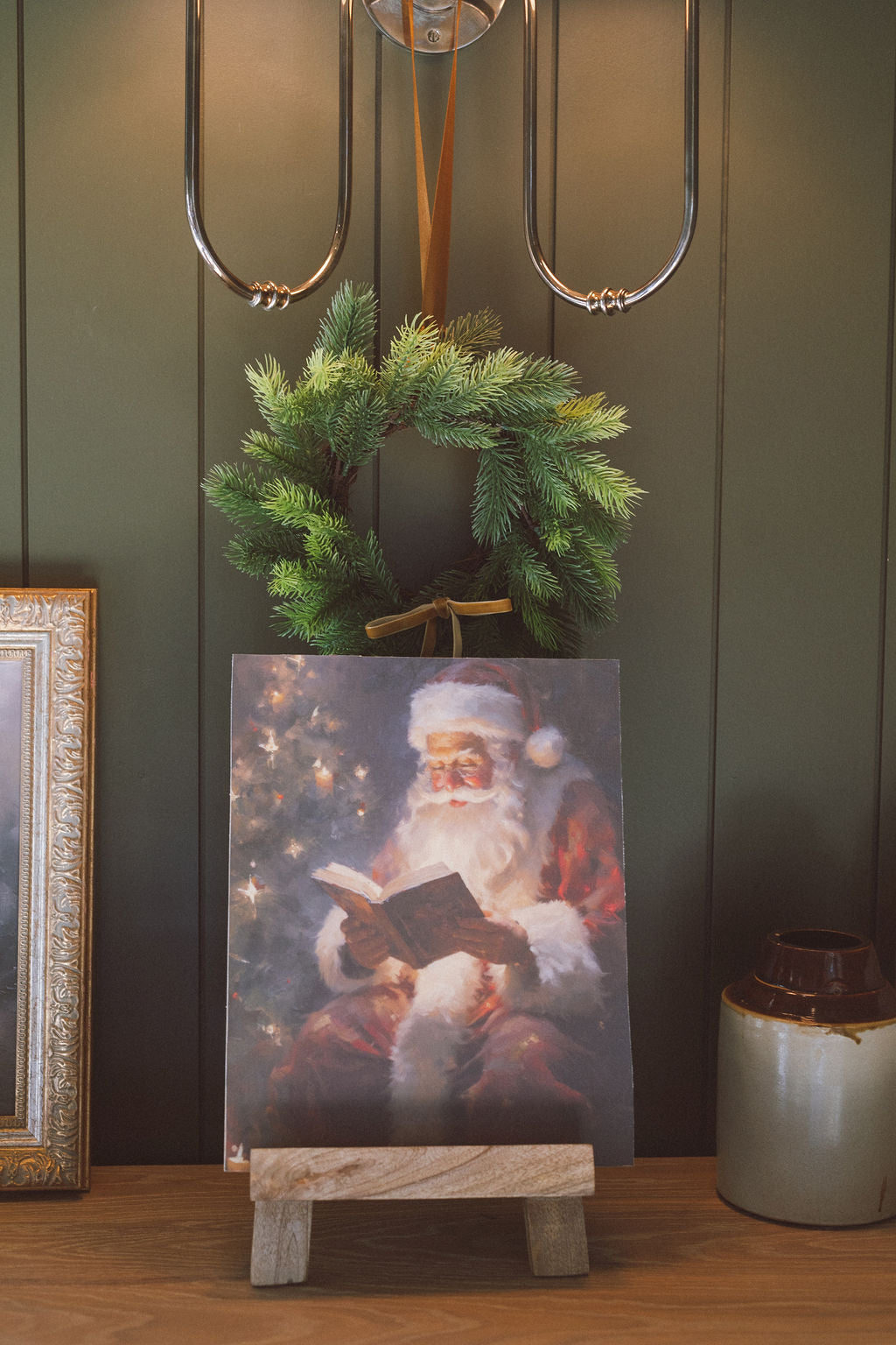 Classic Santa Artist Board – Petal Lane Home