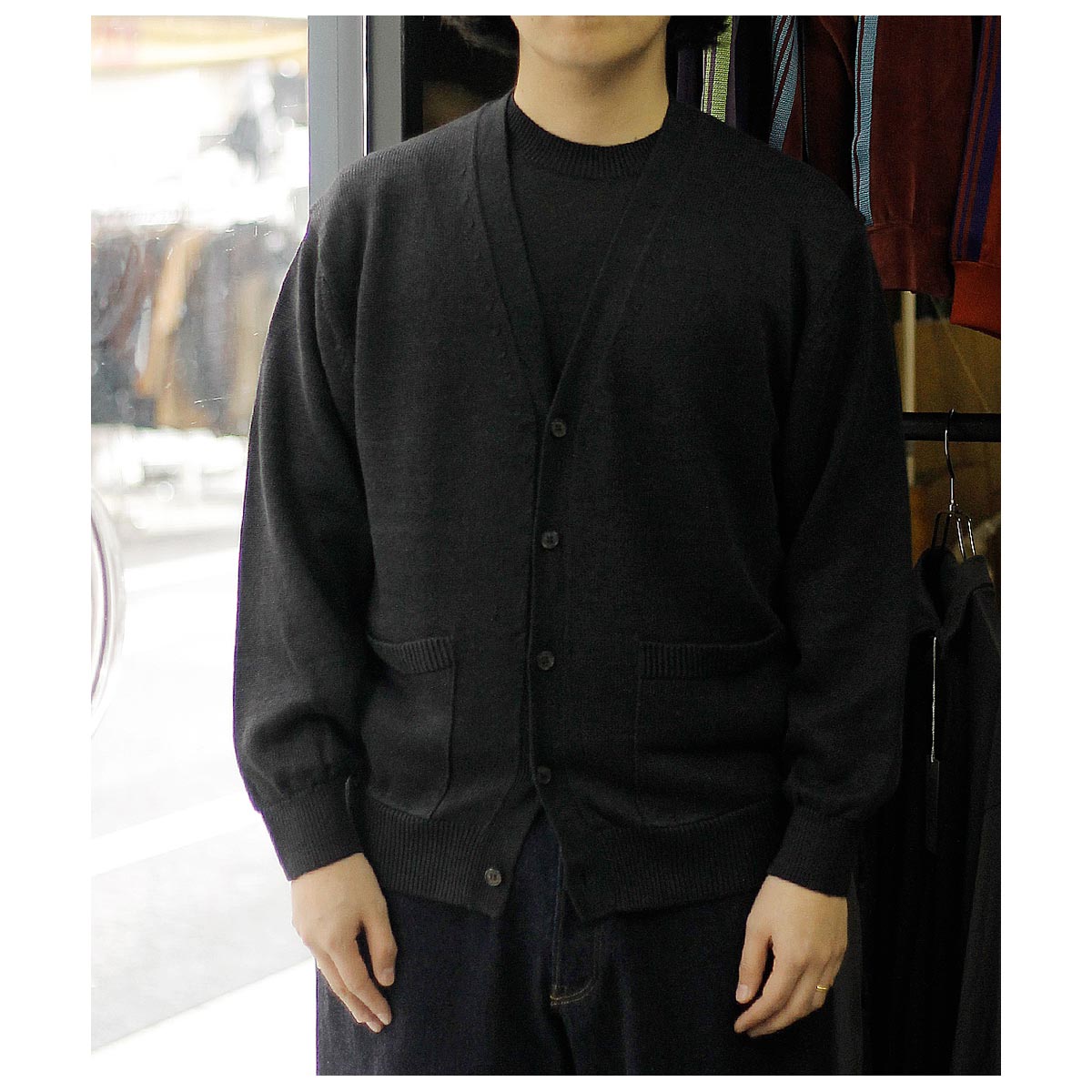 バトナー BATONER ウォッシュド ハイカウント リネン Vネック