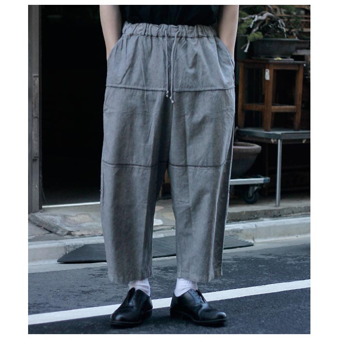 ミッタン MITTAN 竹パンツ（泥染）BANBOO COTTON PANTS MUD DYEING (PT