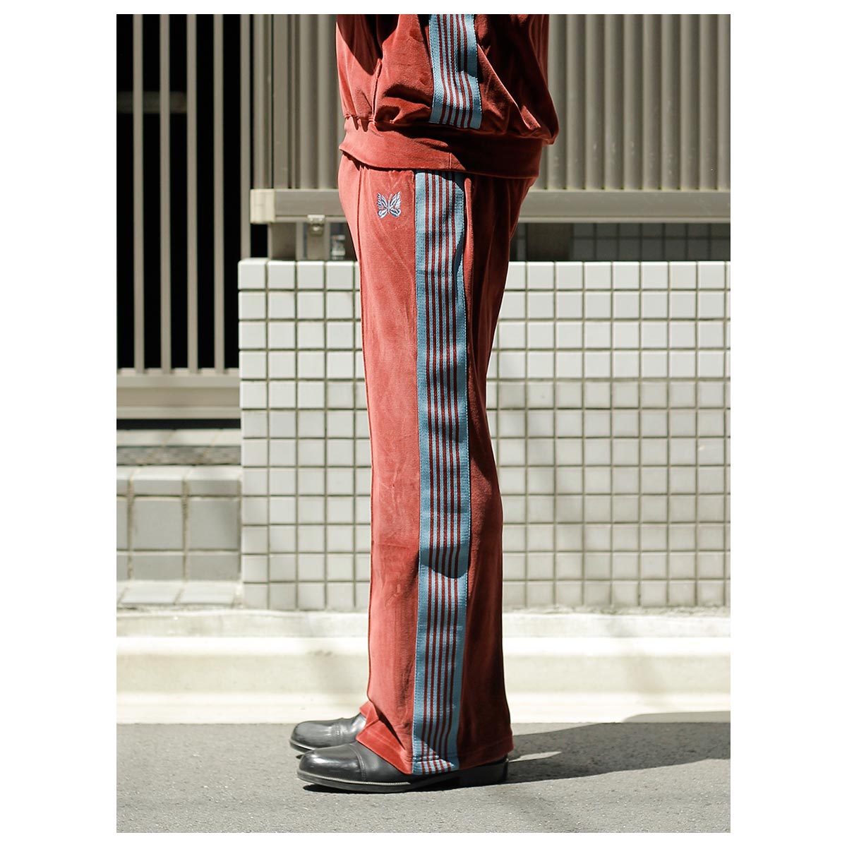 ニードルズ NEEDLES ベロア ブーツカット トラックパンツ Boot-Cut