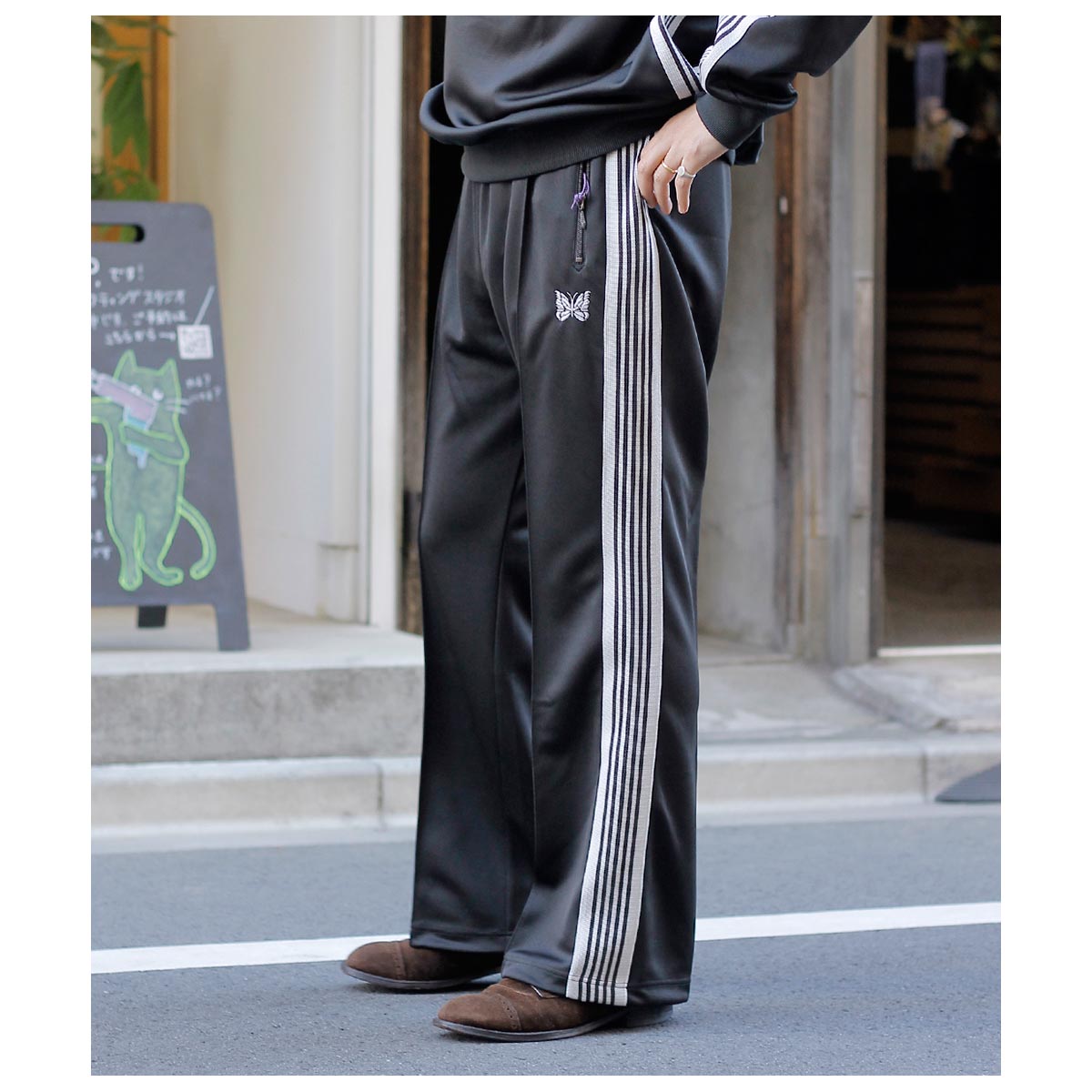 ニードルズ NEEDLES ポリスムース ブーツカット トラック パンツ Boot