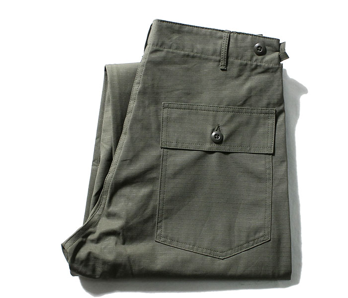 orSlow オアスロウ ファティーグパンツ リップストップ アーミー
