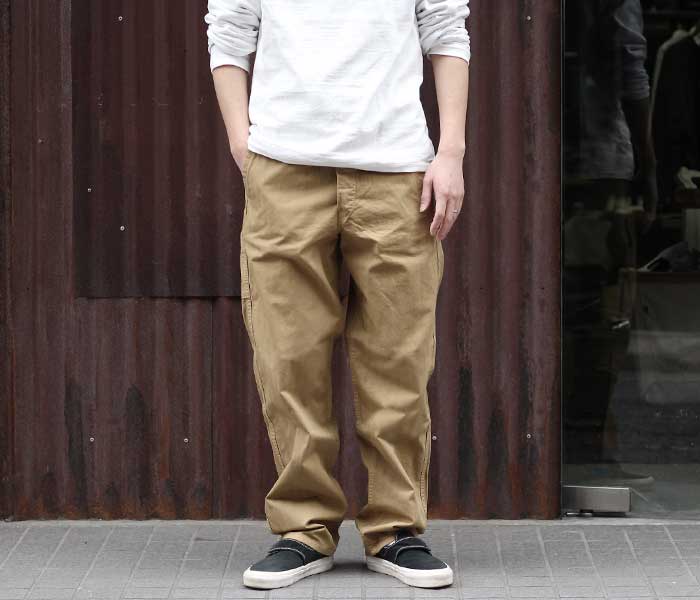 orSlow オアスロウ フレンチワークパンツ カーキ KHAKI 03-5000 FRENCH