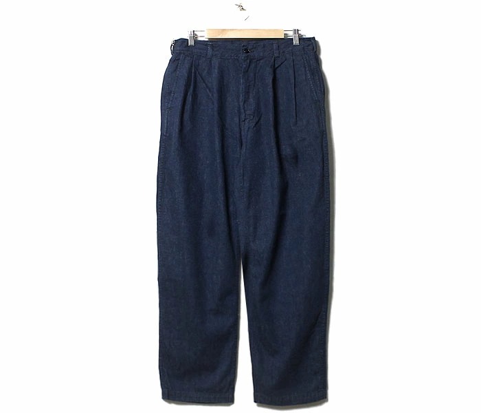 予約商品(お届け予定 3月頃以降) orSlow オアスロウ 2タック デニム