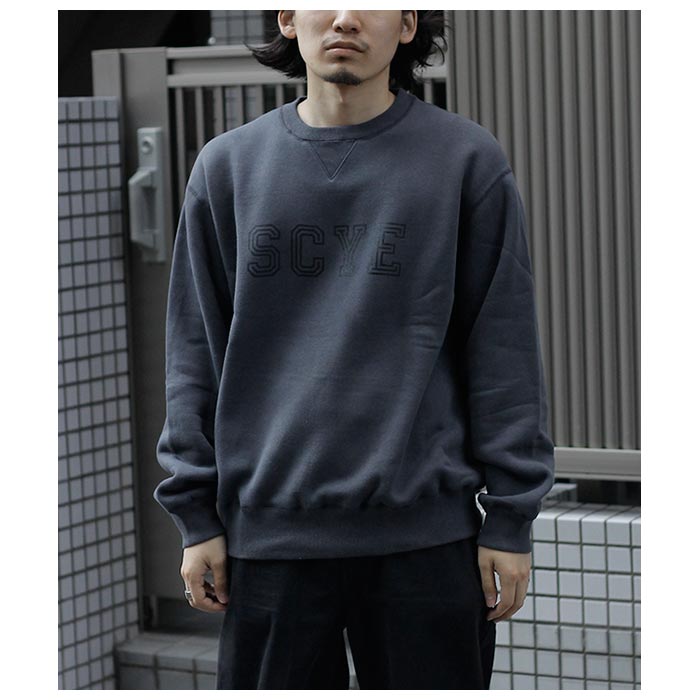 SCYE サイ フリースバックジャージー スウェットシャツ Fleece Back