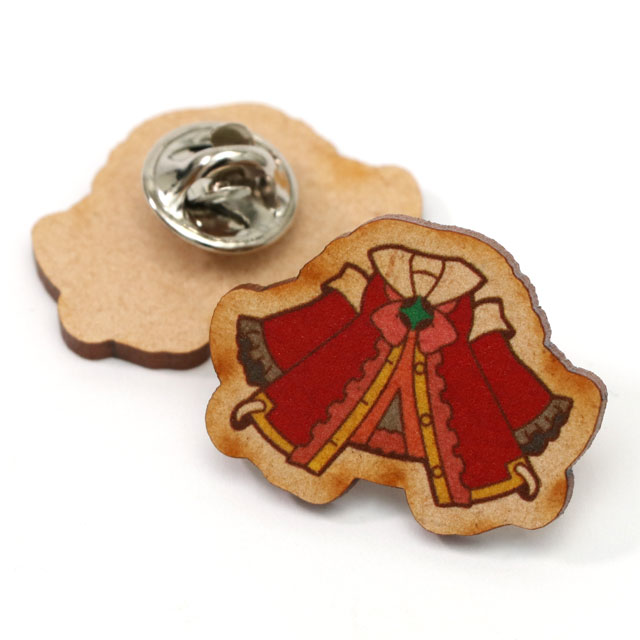 木製ピンバッジ | ピンバッジの達人