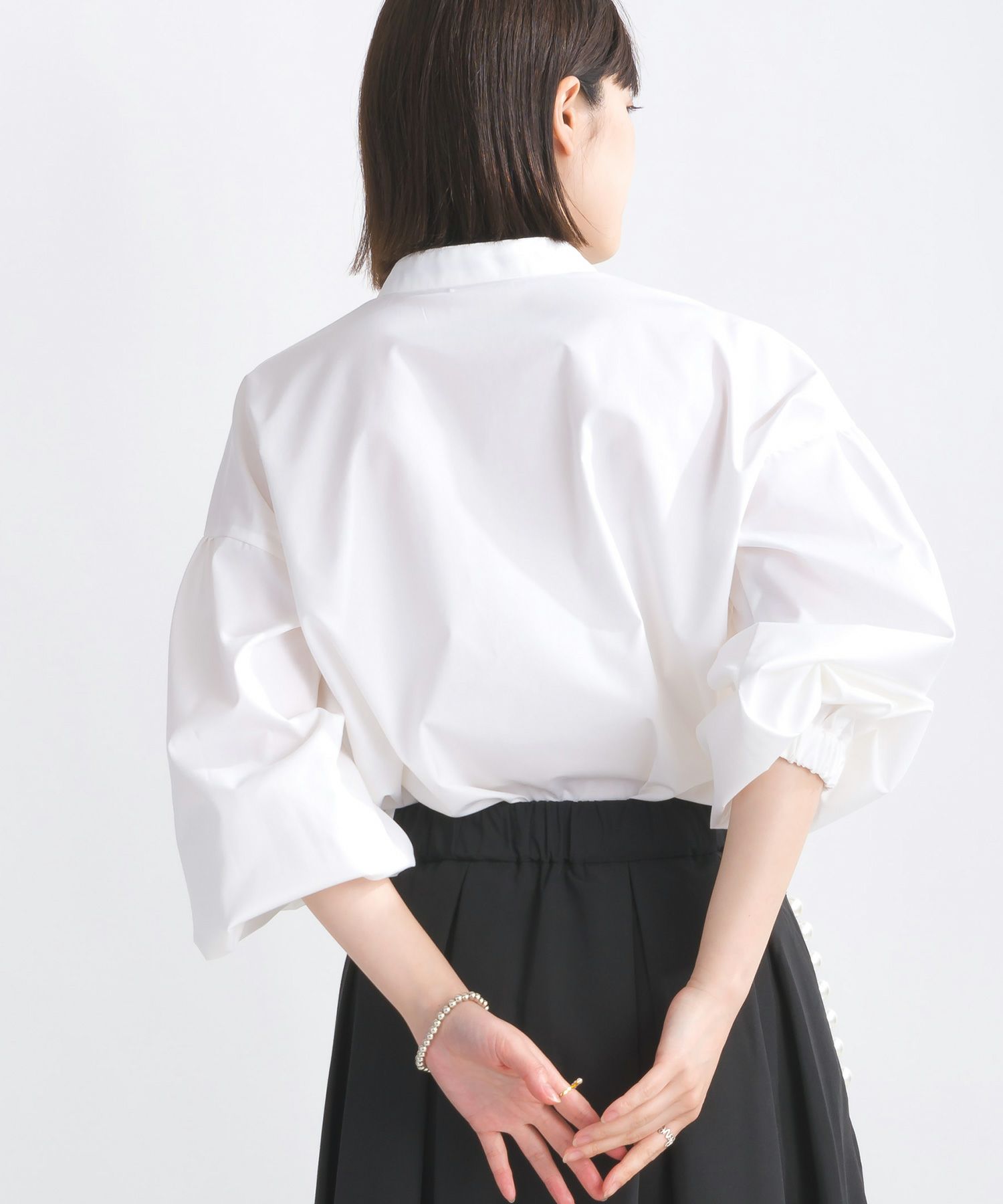 日本製】チュールフリルノーカラーブラウス | PICCIN (ピッチン) 公式通販